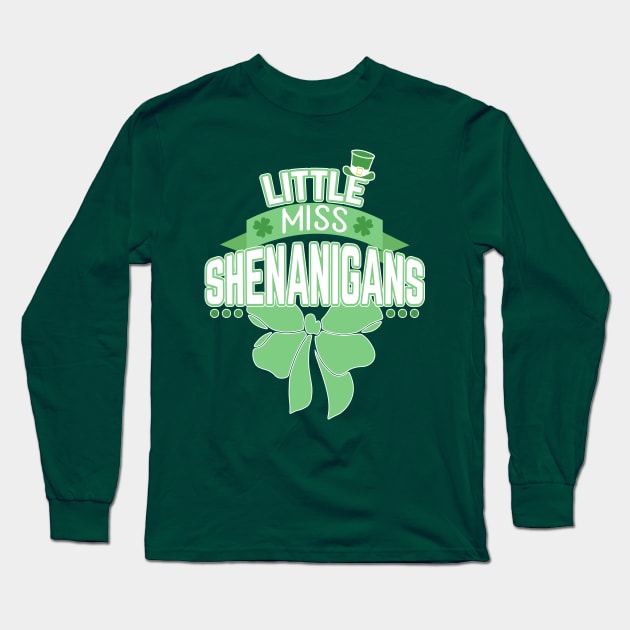 Little Miss Shenanigans Long Sleeve T-Shirt by TheBlackCatprints